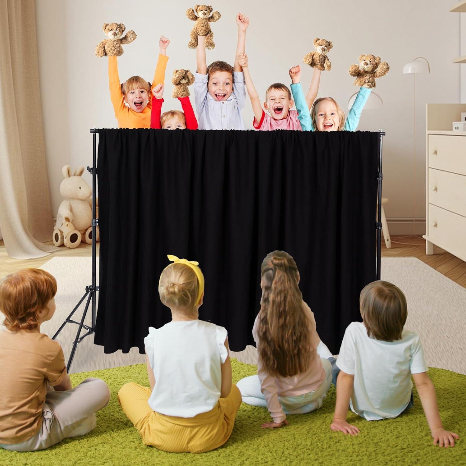 Escenario de Títeres Niyanghome Ajustable 2.5 kg con Cortina