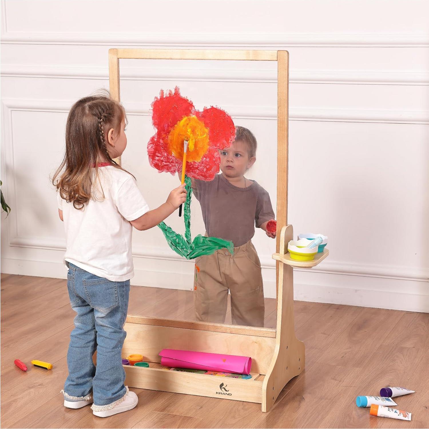 Caballete de Dibujo Doble Cara KRAND - Plexiglás 110 cm