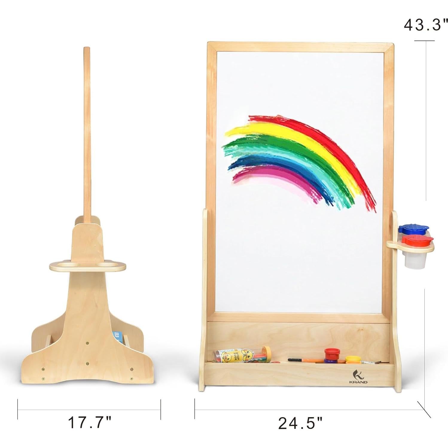 Caballete de Dibujo Doble Cara KRAND - Plexiglás 110 cm
