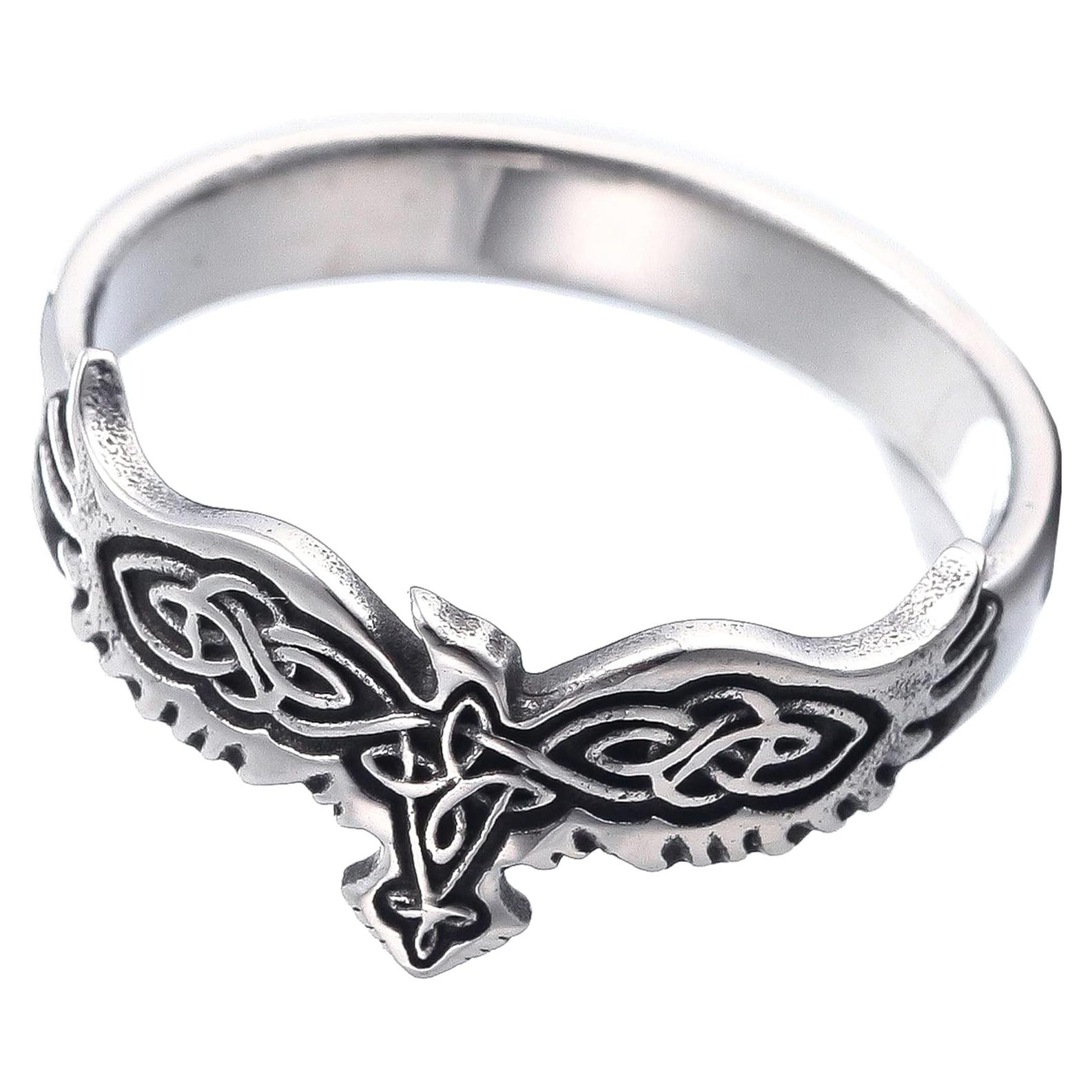Anillo Vikingo Sinoyp de Acero Inoxidable Talla 11