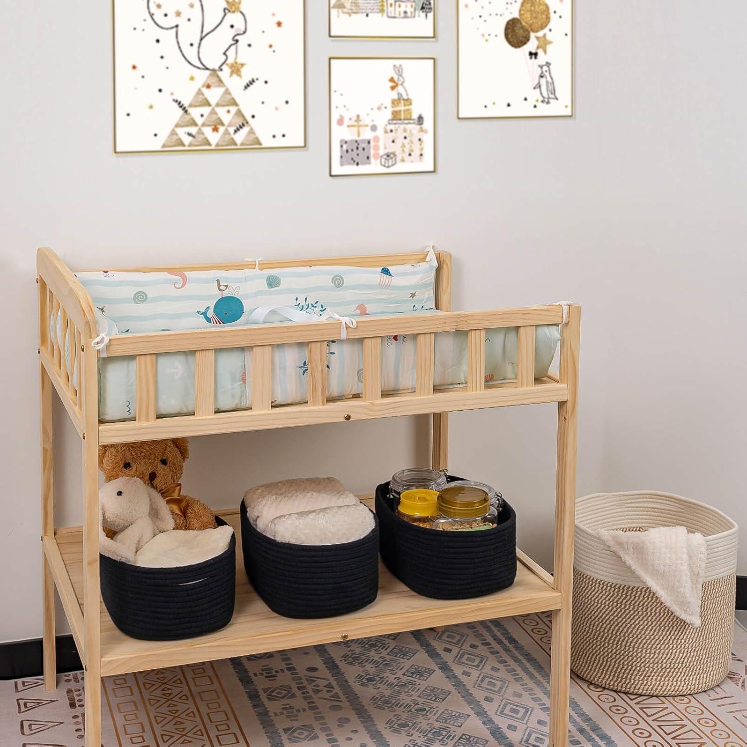 Cestas de Almacenamiento Negras CubesLand 30.5x20.3x12.7 cm 2 Pcs