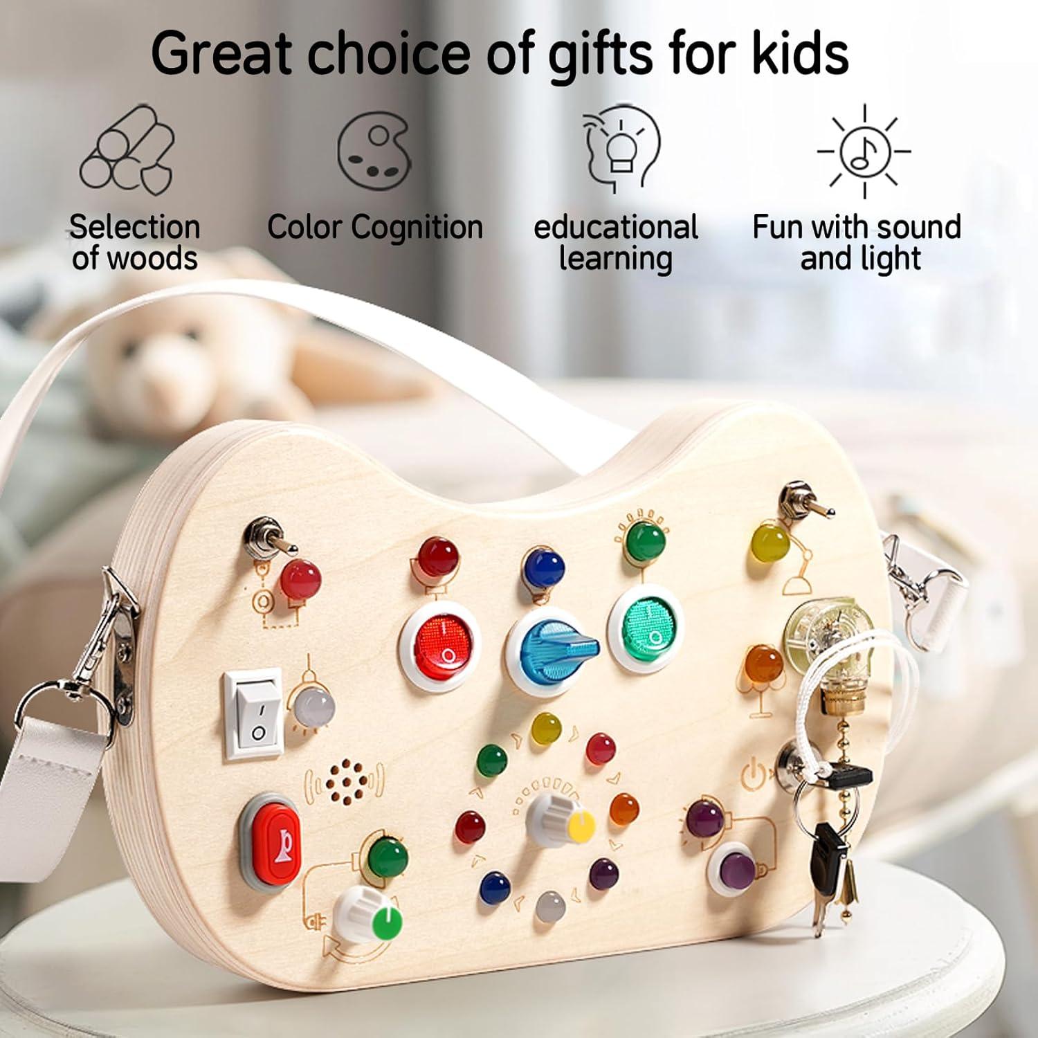 Juguete Sensorial de Madera Yunhe para Niños 3-6 Años