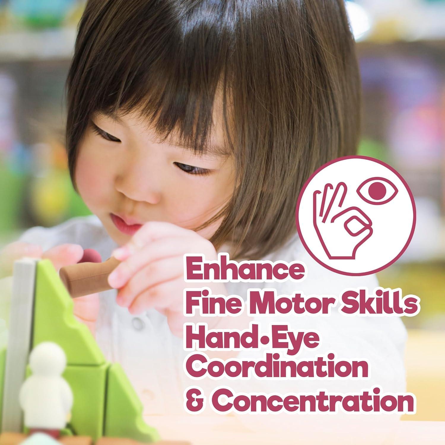 Juguetes Taksa Montessori 216 Pcs Bloques Apilables 3+ Años