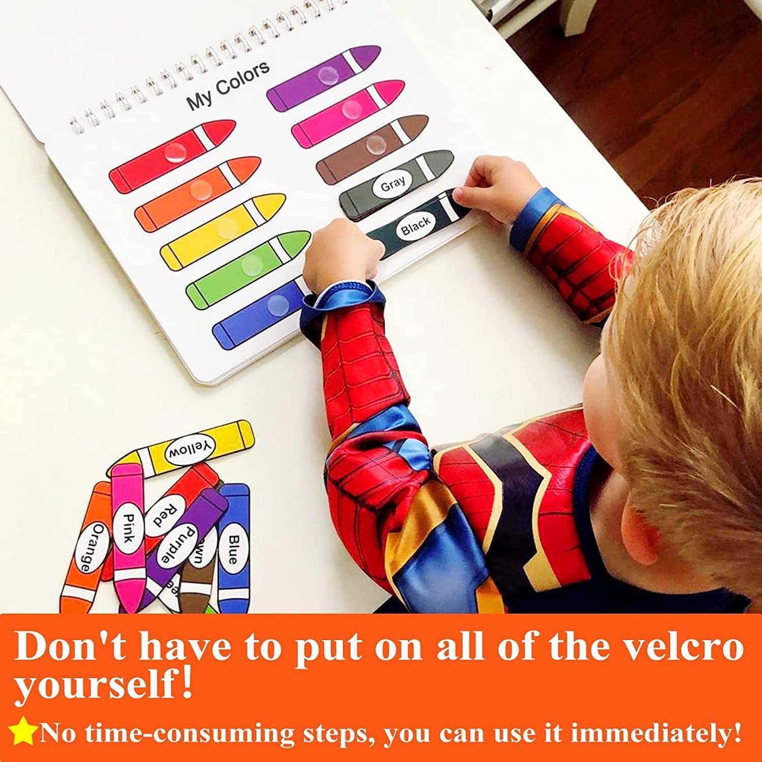 Libro Ocupado Montessori HAN-MM para Niños 3 Años, 30 Temas