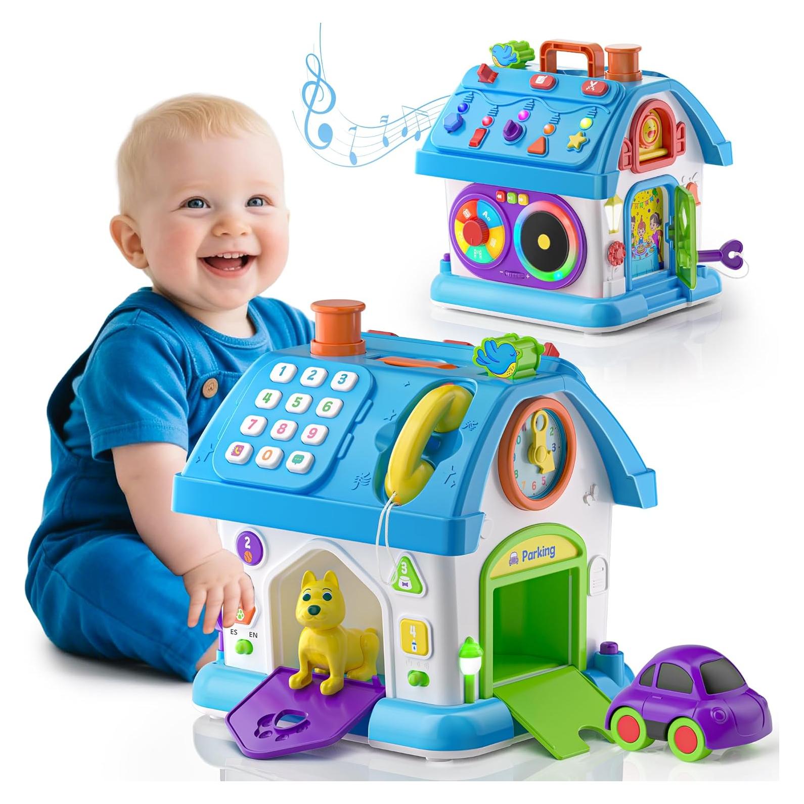 Juguete Montessori Musical Talkfun 14 en 1 para Bebés 1-2 Años