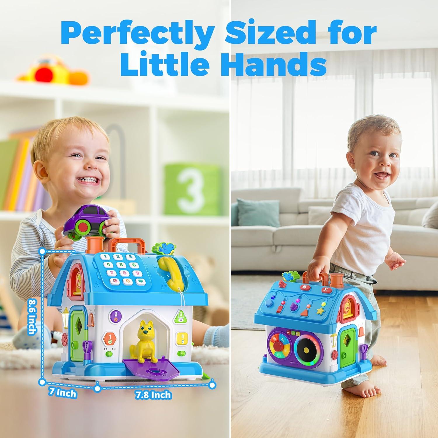 Juguete Montessori Musical Talkfun 14 en 1 para Bebés 1-2 Años