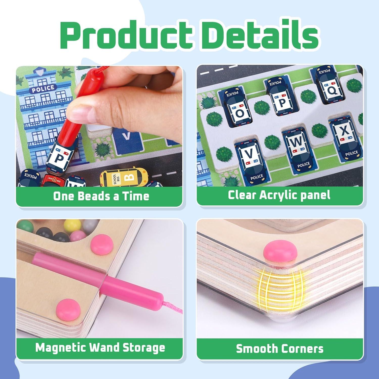 Rompecabezas Magnético 2 en 1 Shantou Rongyi, Juguete Montessori