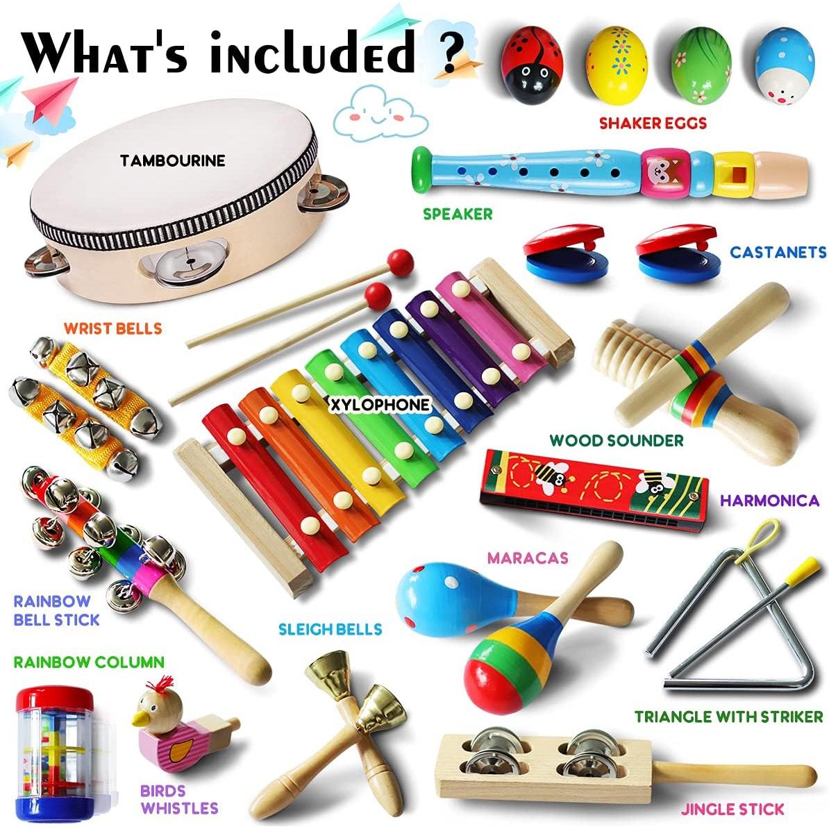 Set de Instrumentos Musicales LOOIKOOS para Niños 2.66 kg