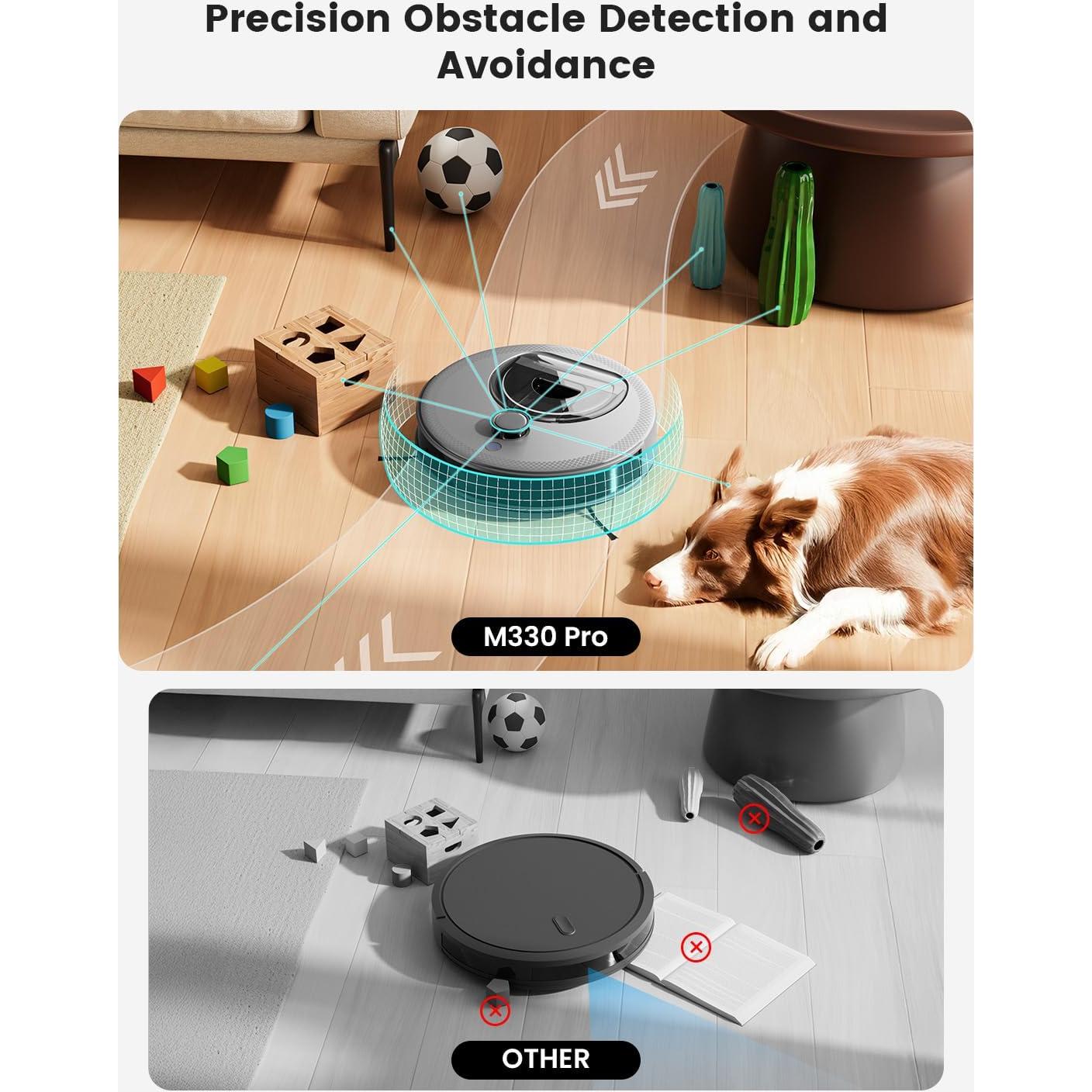 Robot Aspirador Lefant M330 Pro LiDAR 5000Pa Gris