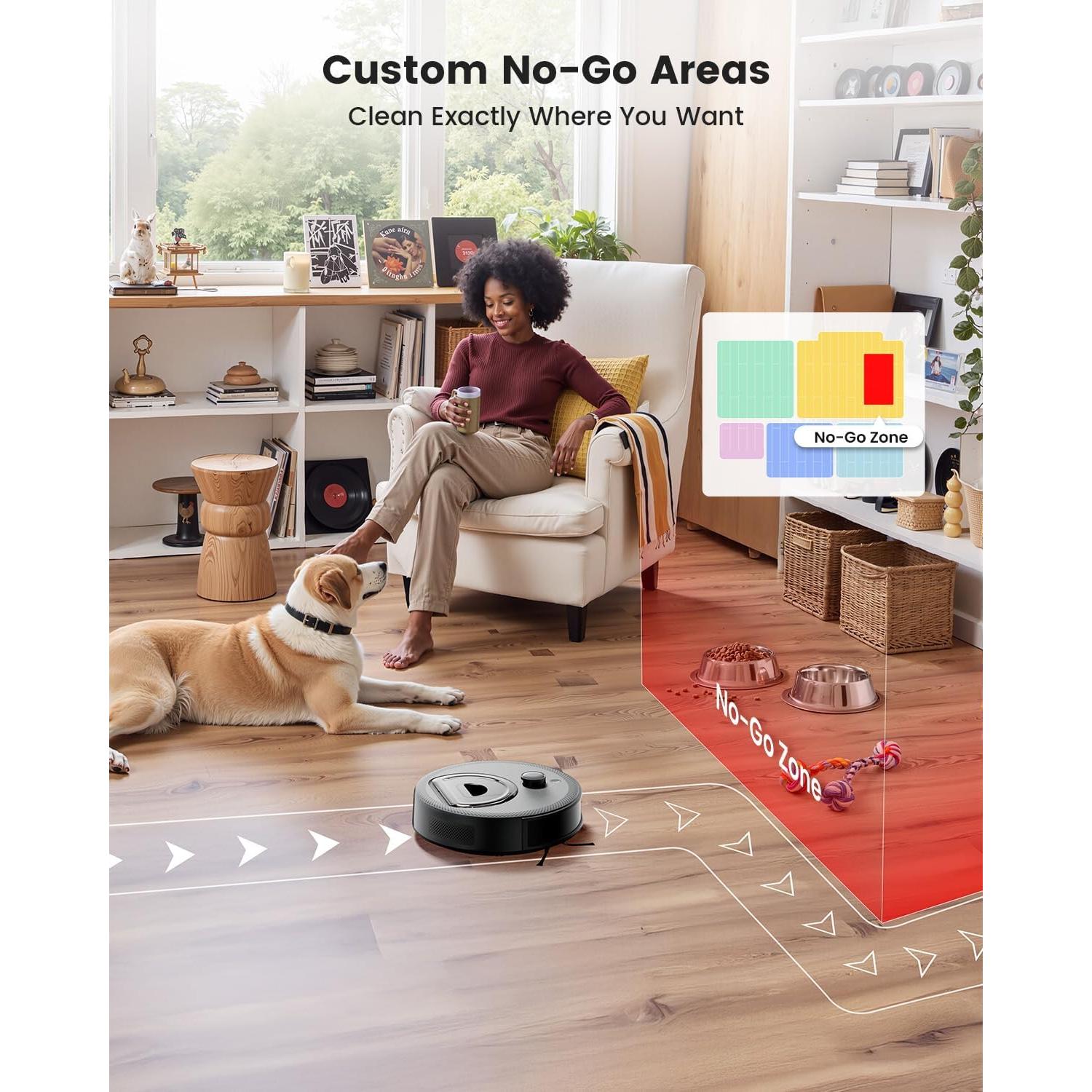 Robot Aspirador Lefant M330 Pro LiDAR 5000Pa Gris