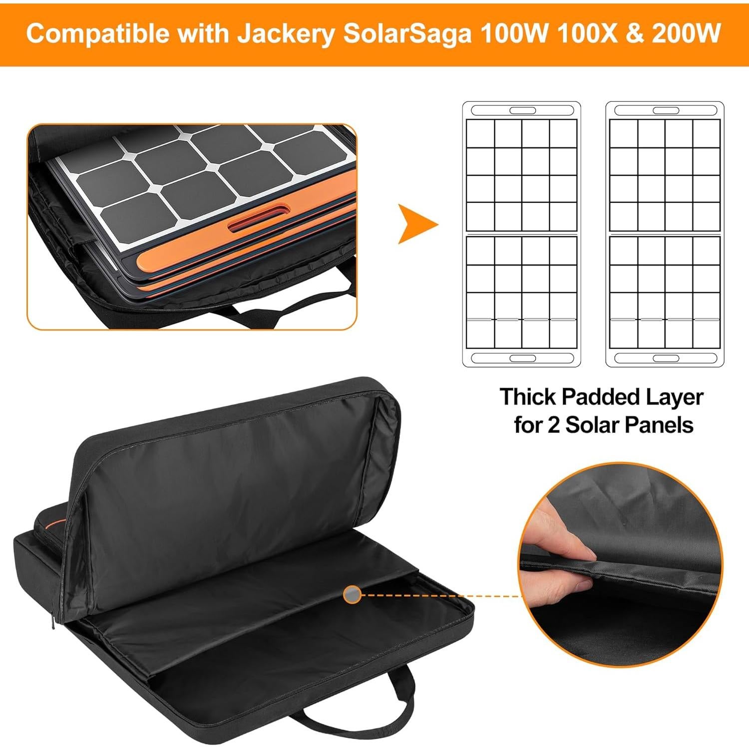 Bolsa de Almacenamiento para Panel Solar HODRANT 2 Paneles