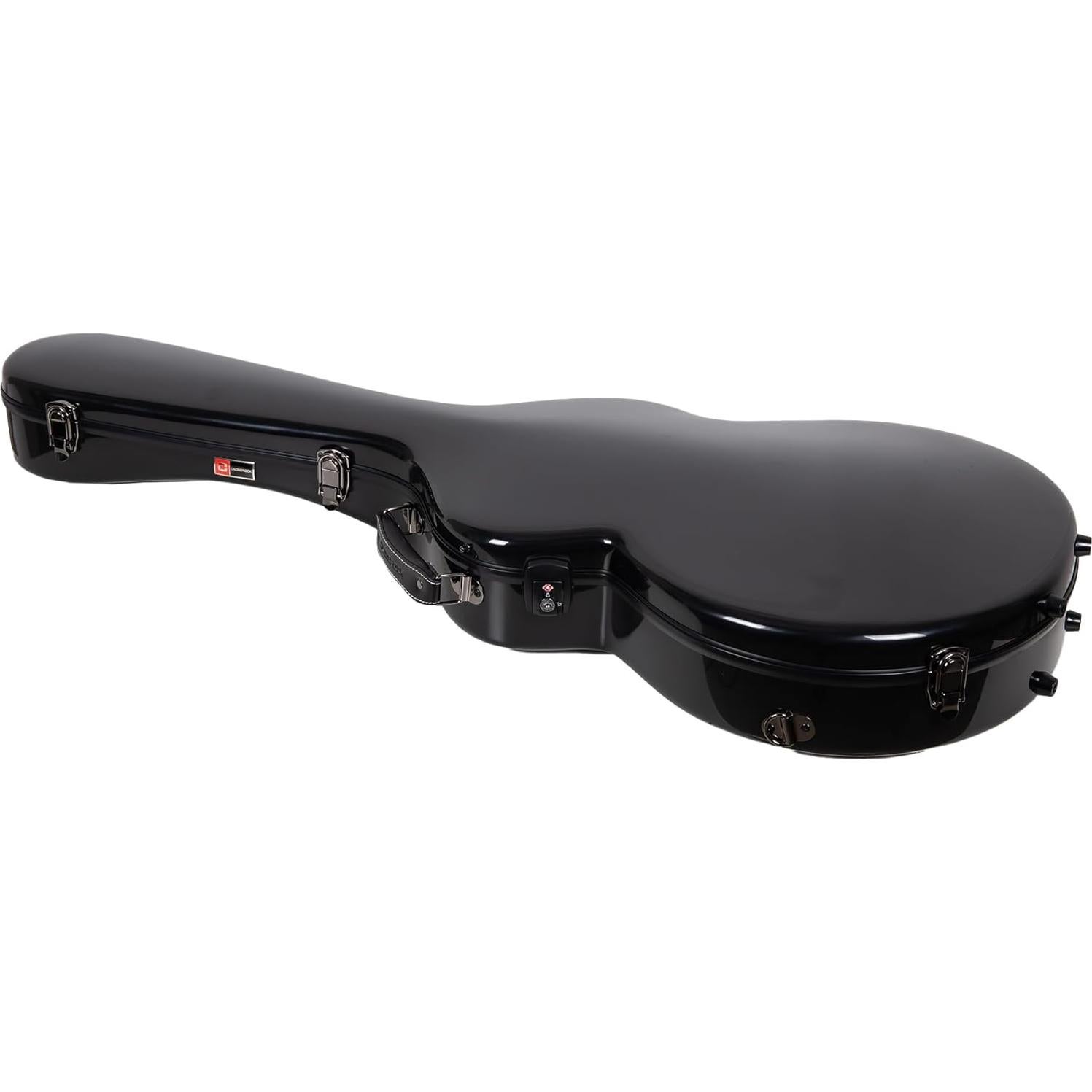 Funda de Fibra de Vidrio Crossrock para Guitarras Eléctricas 335 Negra