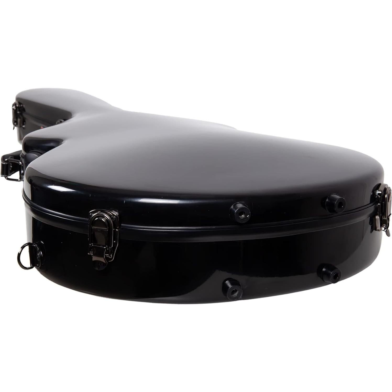 Funda de Fibra de Vidrio Crossrock para Guitarras Eléctricas 335 Negra