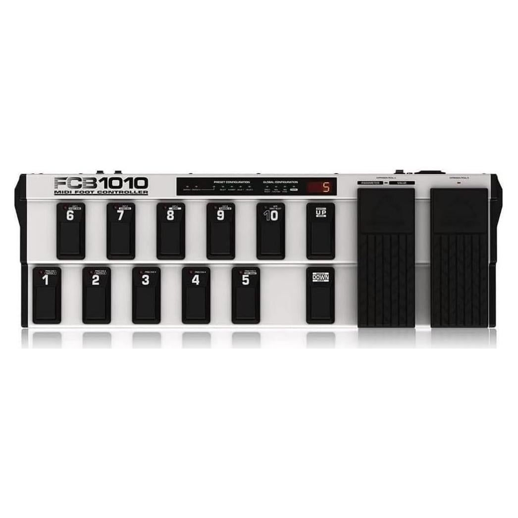 Controlador de pie MIDI Behringer FCB1010 con 2 pedales
