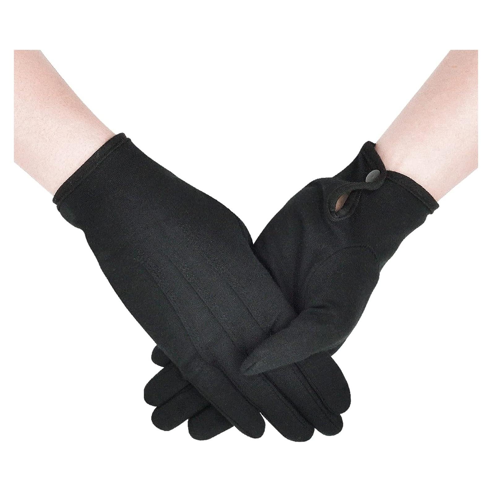 Guantes de Algodón Blanco Zenssia Parade para Inspección de Joyería