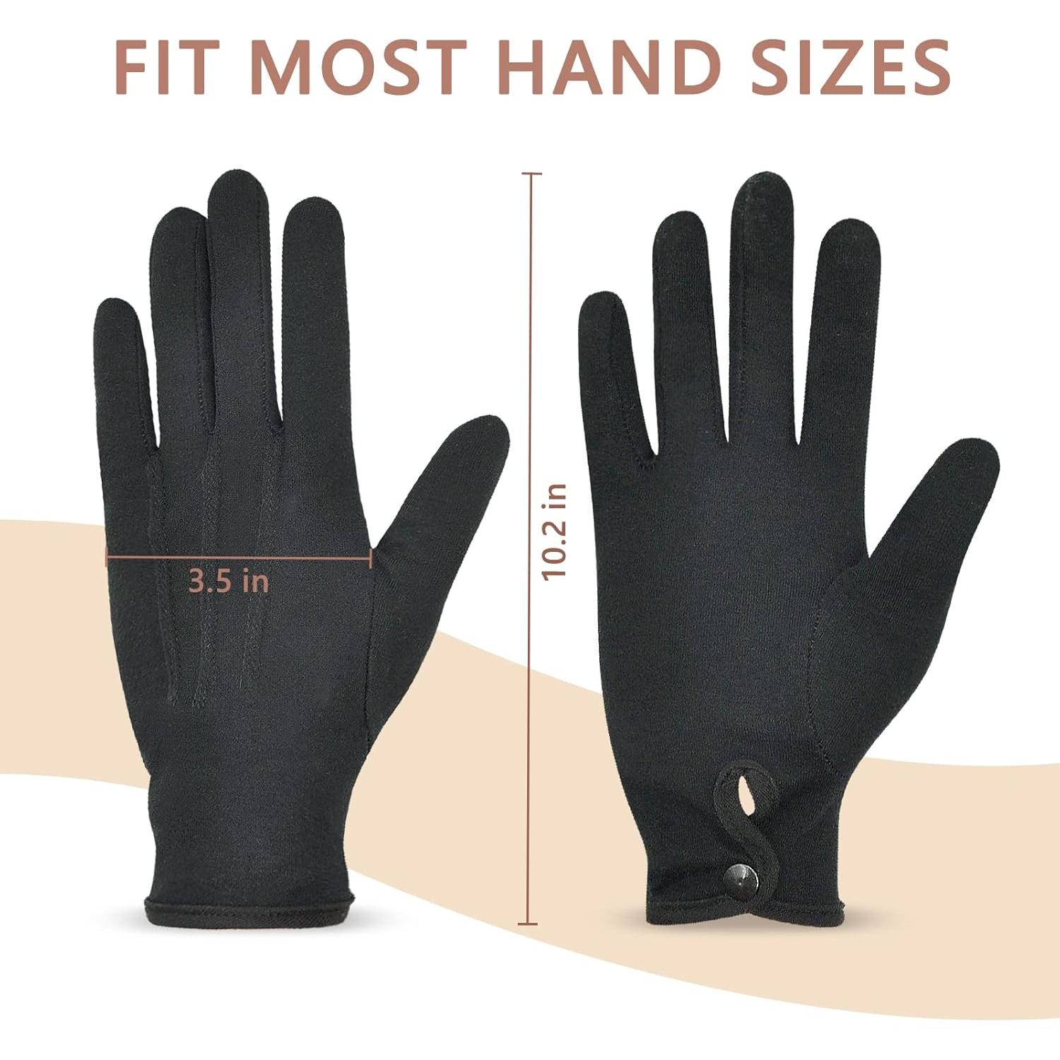 Guantes de Algodón Blanco Zenssia Parade para Inspección de Joyería