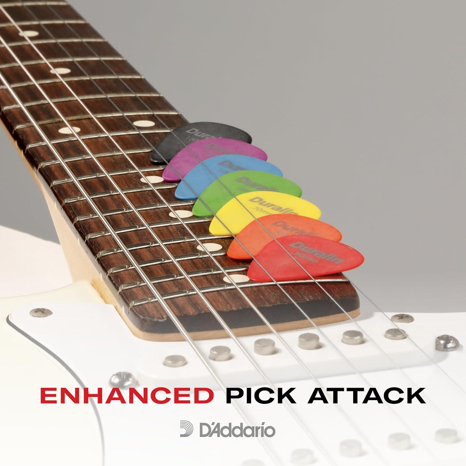 Pua de Guitarra D'Addario Duralin 0.70mm Paquete de 10