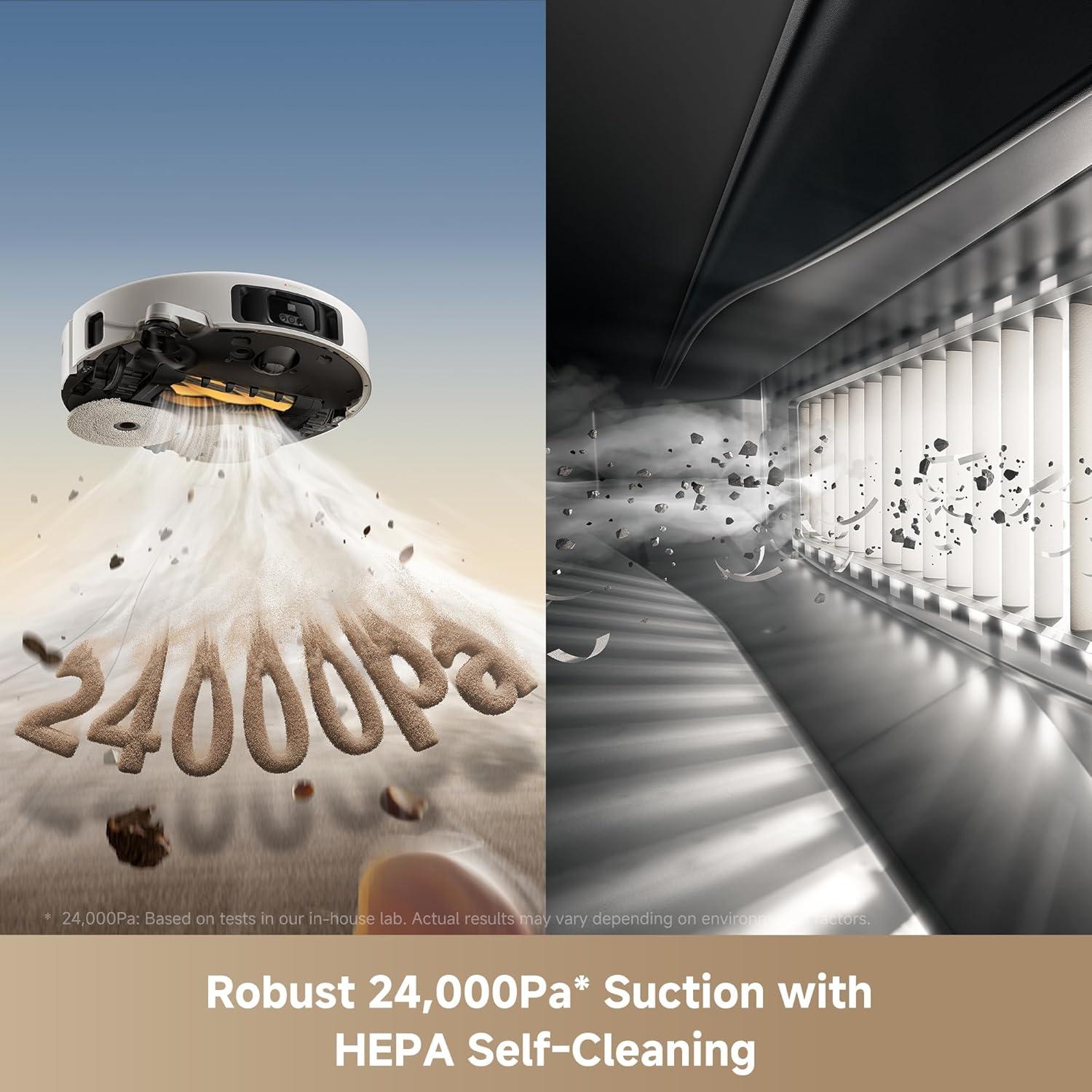 Robot Aspirador Mova V50 Ultra con Mopa y 24000 Pa de Succión