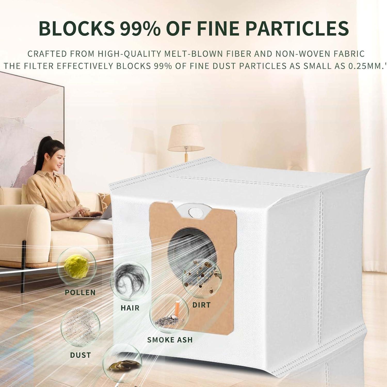 Paquete de 2 Bolsas de Polvo HUKWIMO para Eufy Omni C10 C20