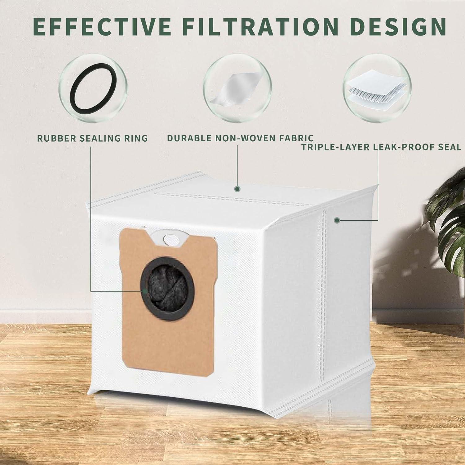 Paquete de 2 Bolsas de Polvo HUKWIMO para Eufy Omni C10 C20