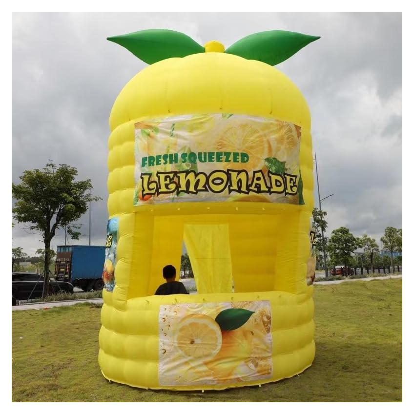 Stand Inflable de Limón Amarillo Yuhuya 3.05x3.05x4.57m