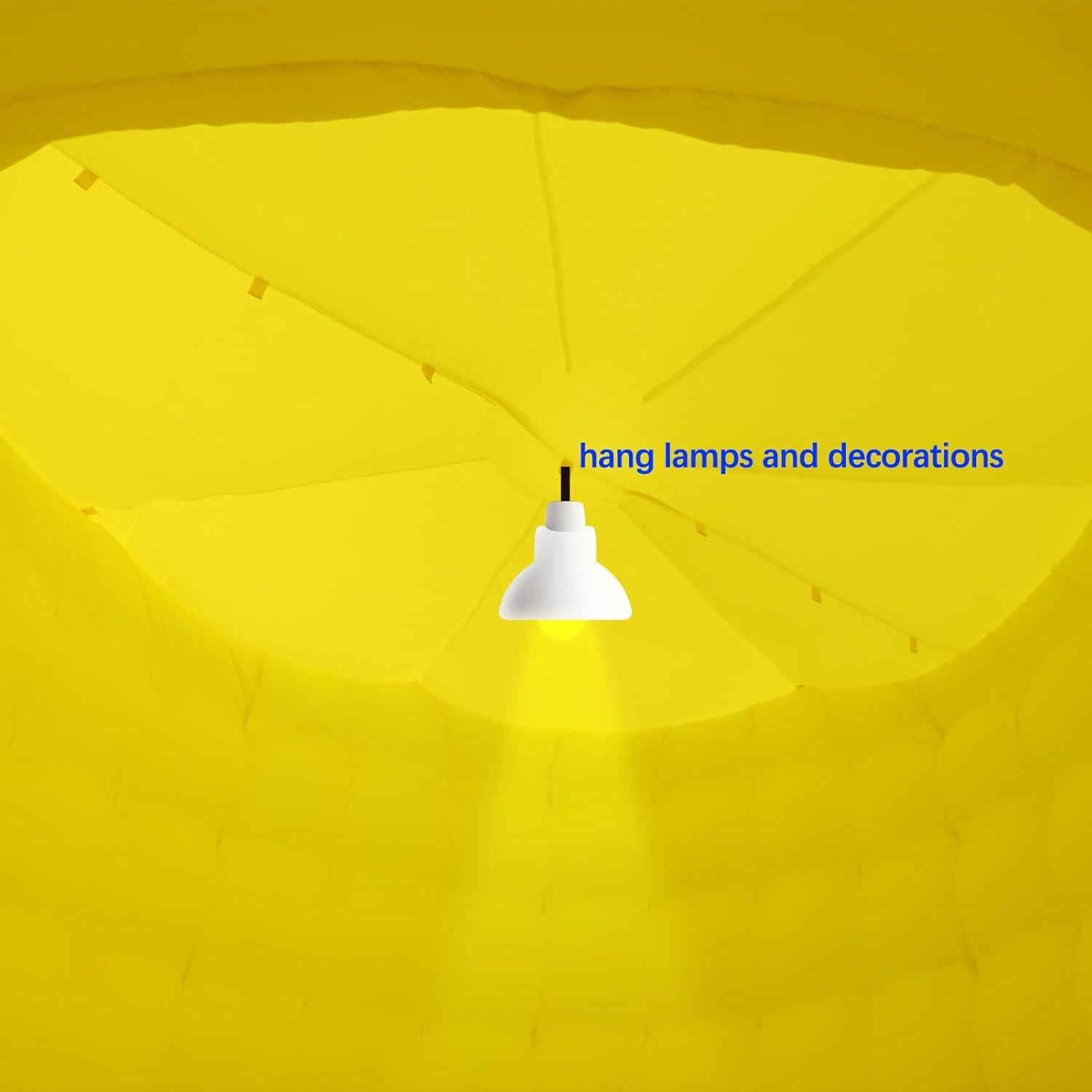 Stand Inflable de Limón Amarillo Yuhuya 3.05x3.05x4.57m