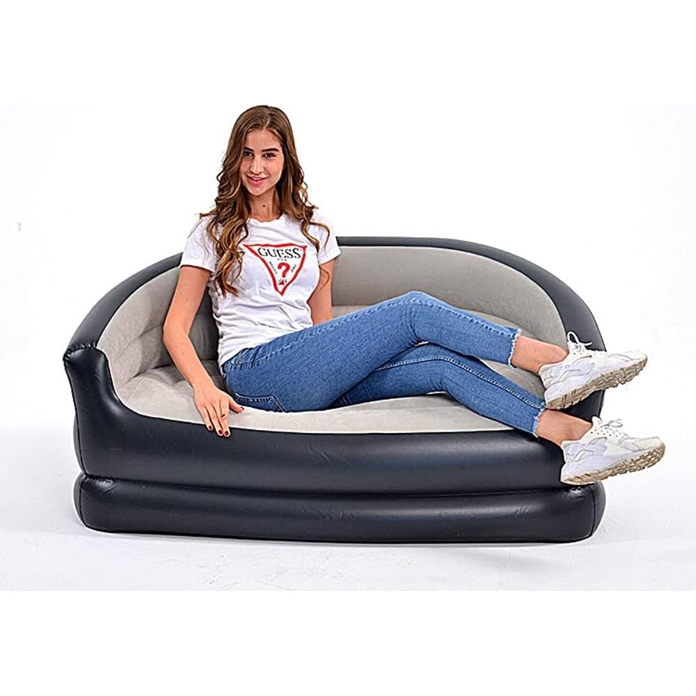 Sofá Inflable Doble Yosogo con Bomba de Aire - 150kg