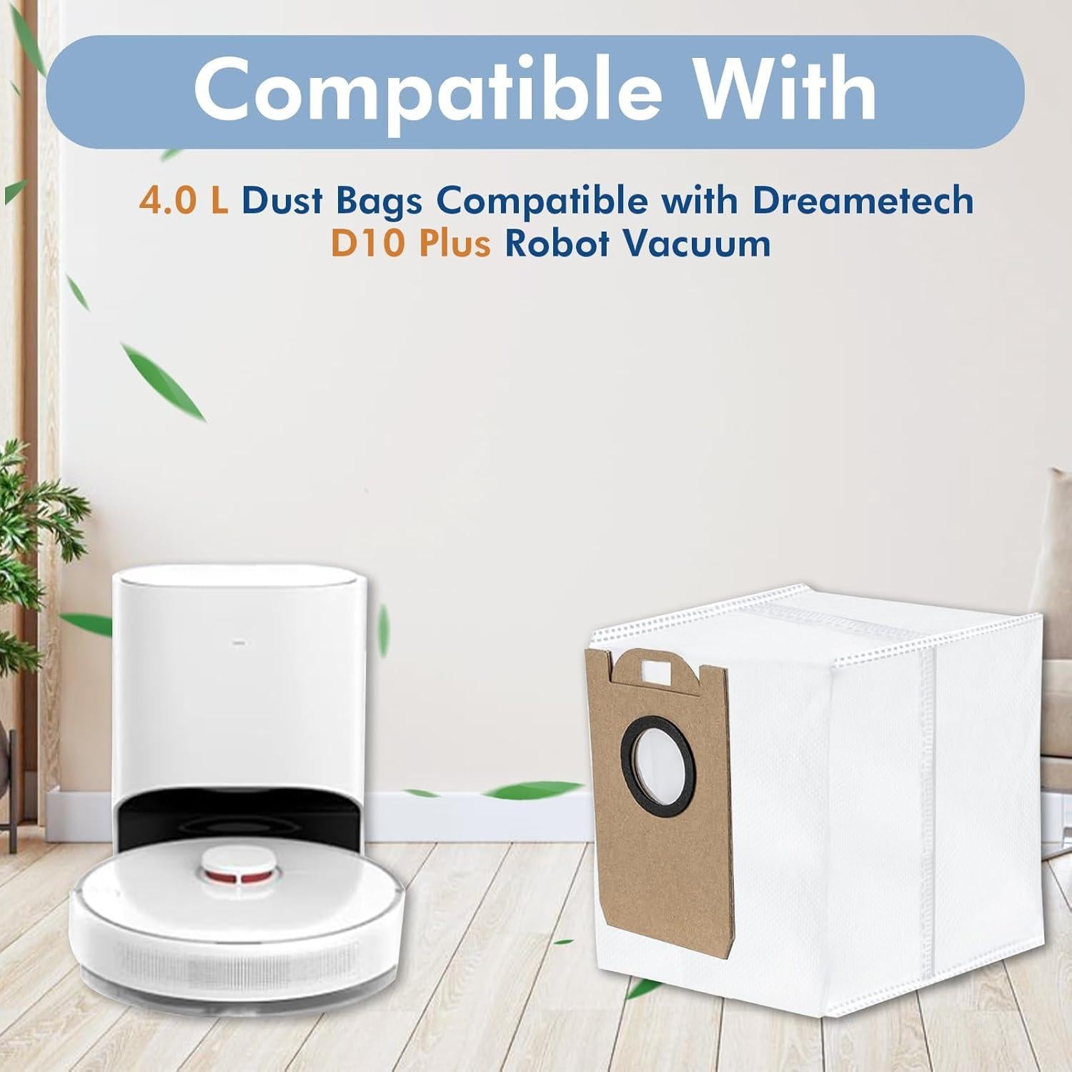 Paquete de 10 Bolsas de Polvo Yonice D10 Plus 4.0L para Aspiradora