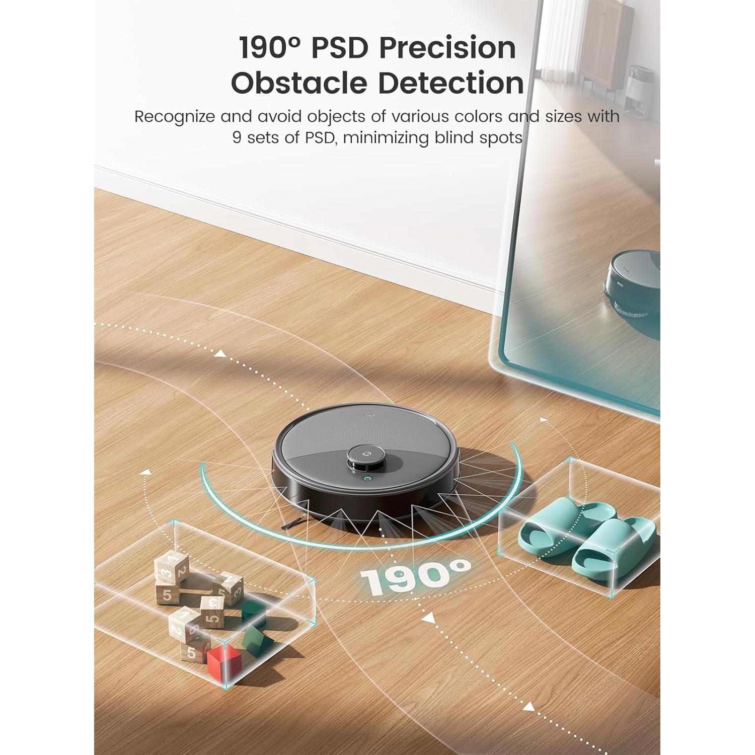 Aspiradora Robot Lefant M3 Max 20000Pa Auto-Vaciado Gris