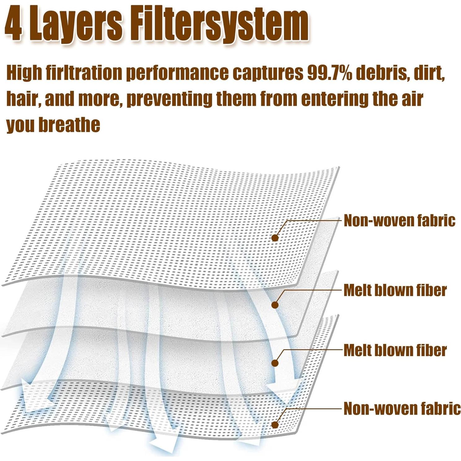 Paquete de 8 bolsas de polvo TIPOPOM para D10 Pro Z10 Pro