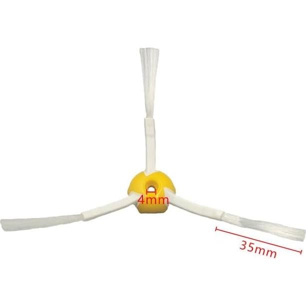 Paquete de 3 cepillos laterales Genérico para iRobot Roomba 500/600/700