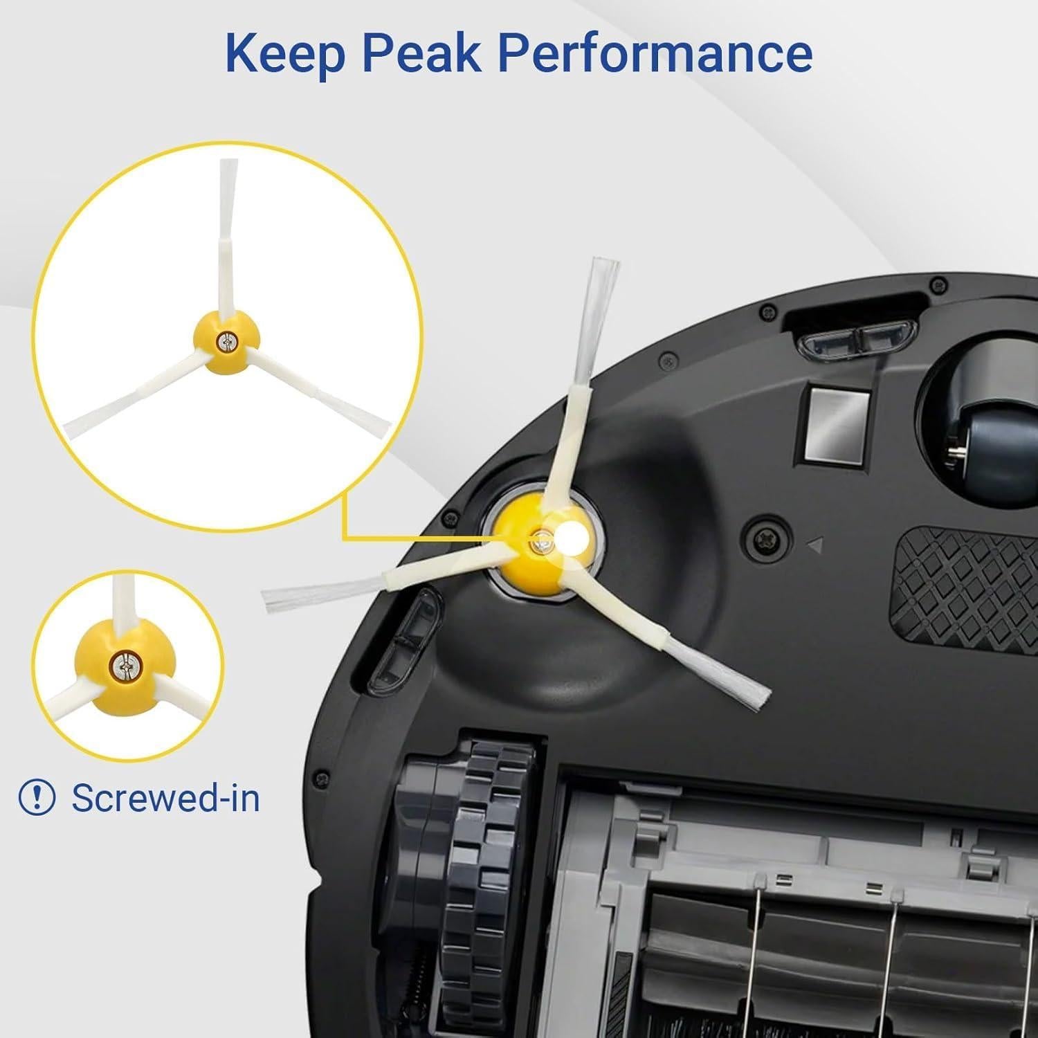 Paquete de 3 cepillos laterales Genérico para iRobot Roomba 500/600/700