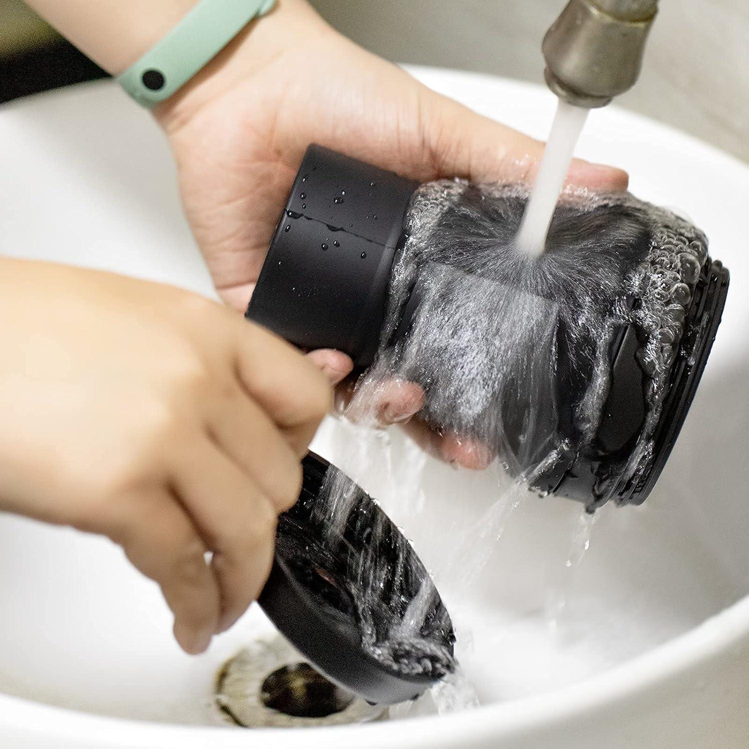 Taza Plegable EASYXQ 600ml Silicona Camping Negra