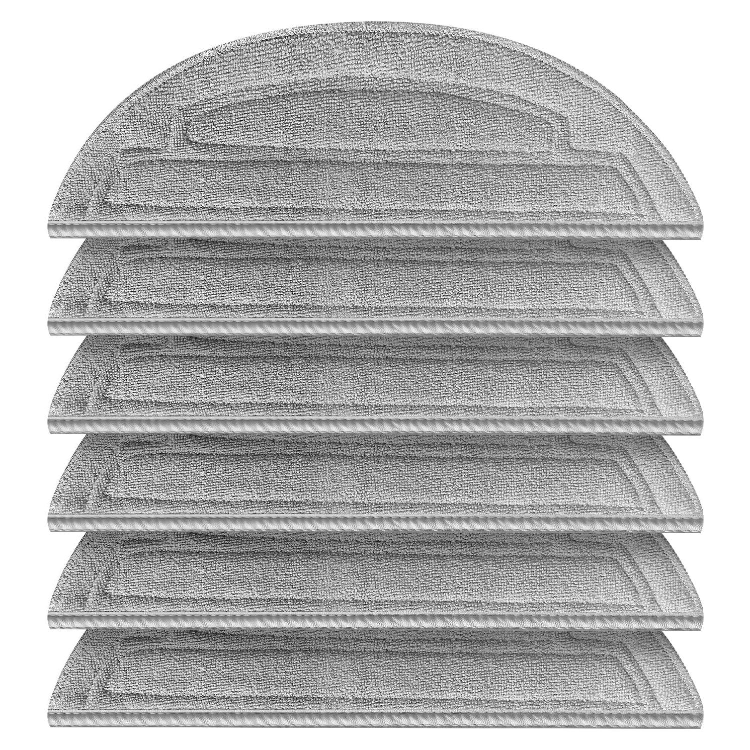 6 Paños de Microfibra Reemplazo para Roborock S8 MaxV Ultra