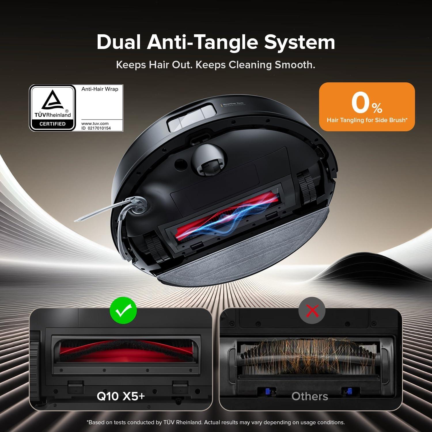 Robot Aspirador y Mopa Roborock Q10 X5+ con Auto-Desvaciamiento