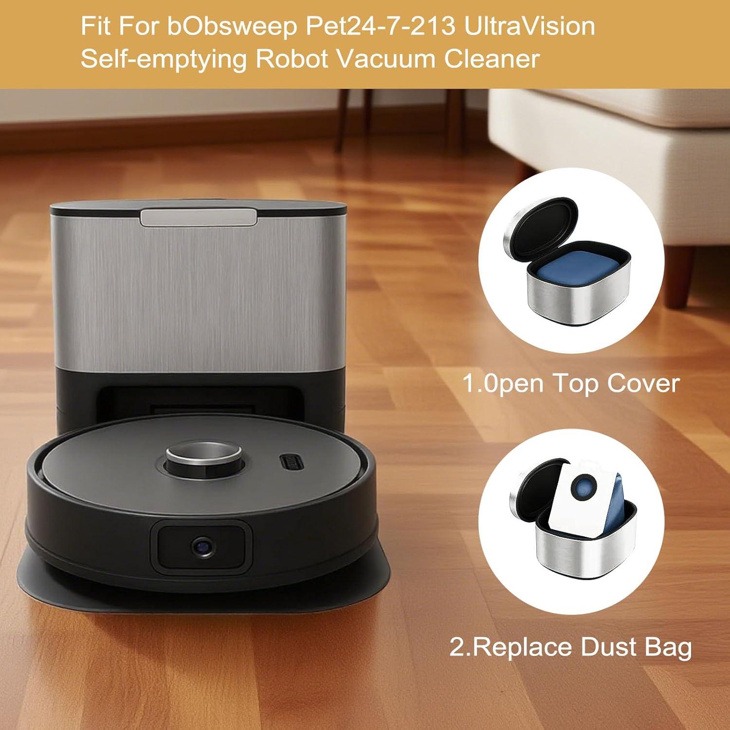 8 Bolsas de Polvo ANBOO para Aspirador bObsweep UltraVision