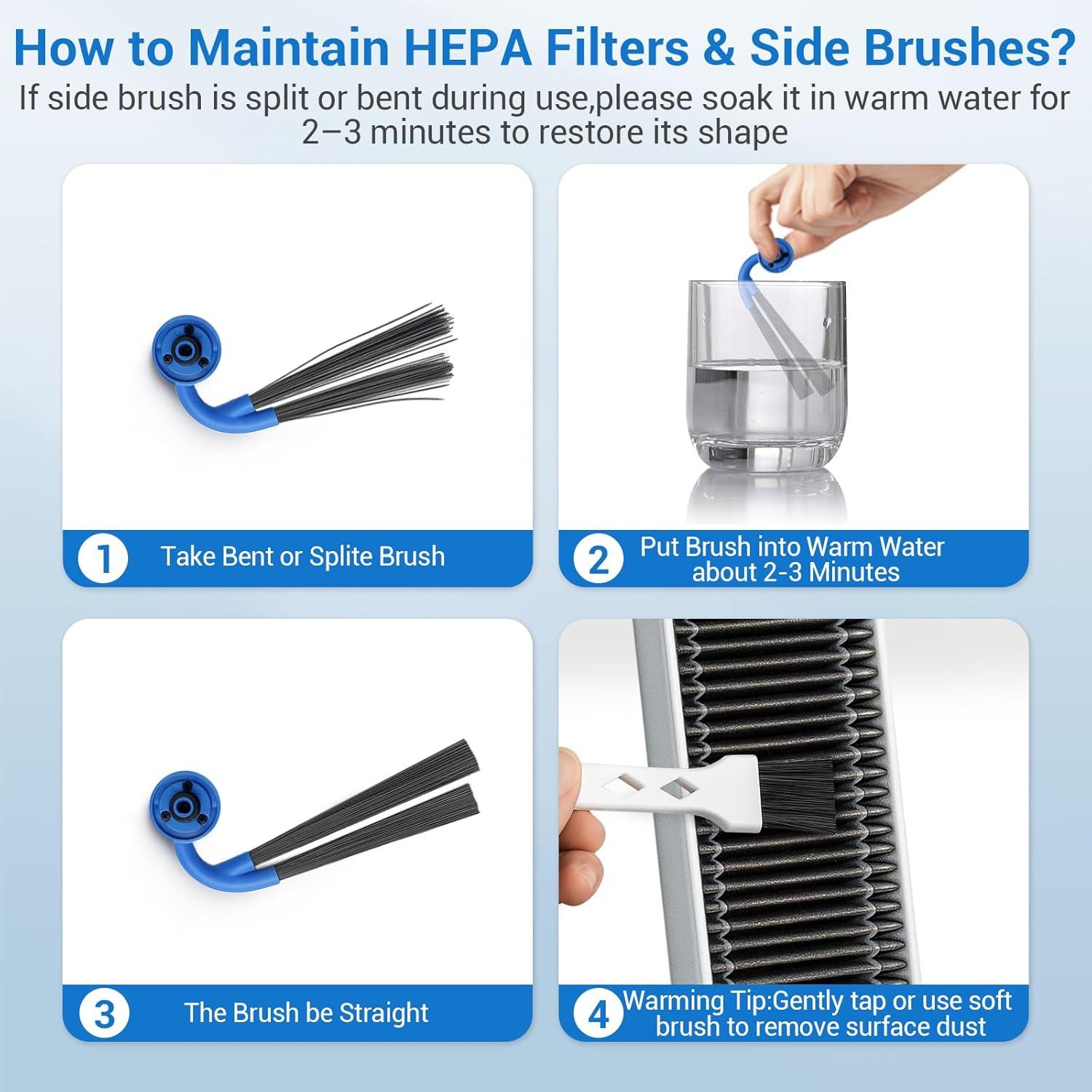 Kit de Repuestos Bluevisk para Aspiradora Ecovacs Deebot X9 Pro