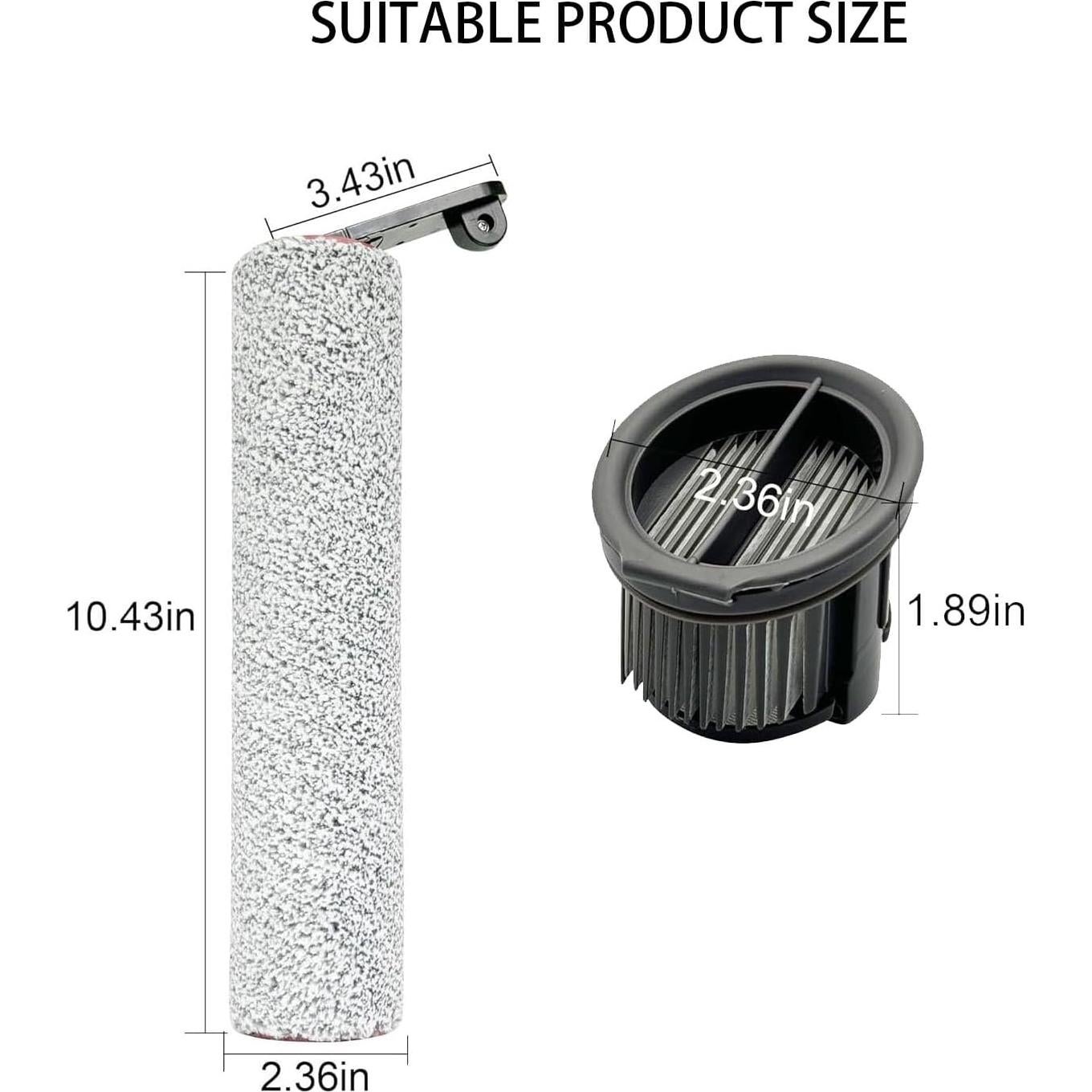 Kit de Repuestos MANYHYAM para Aspiradora Dreame H14 Pro - 2 Cepillos y 2 Filtros