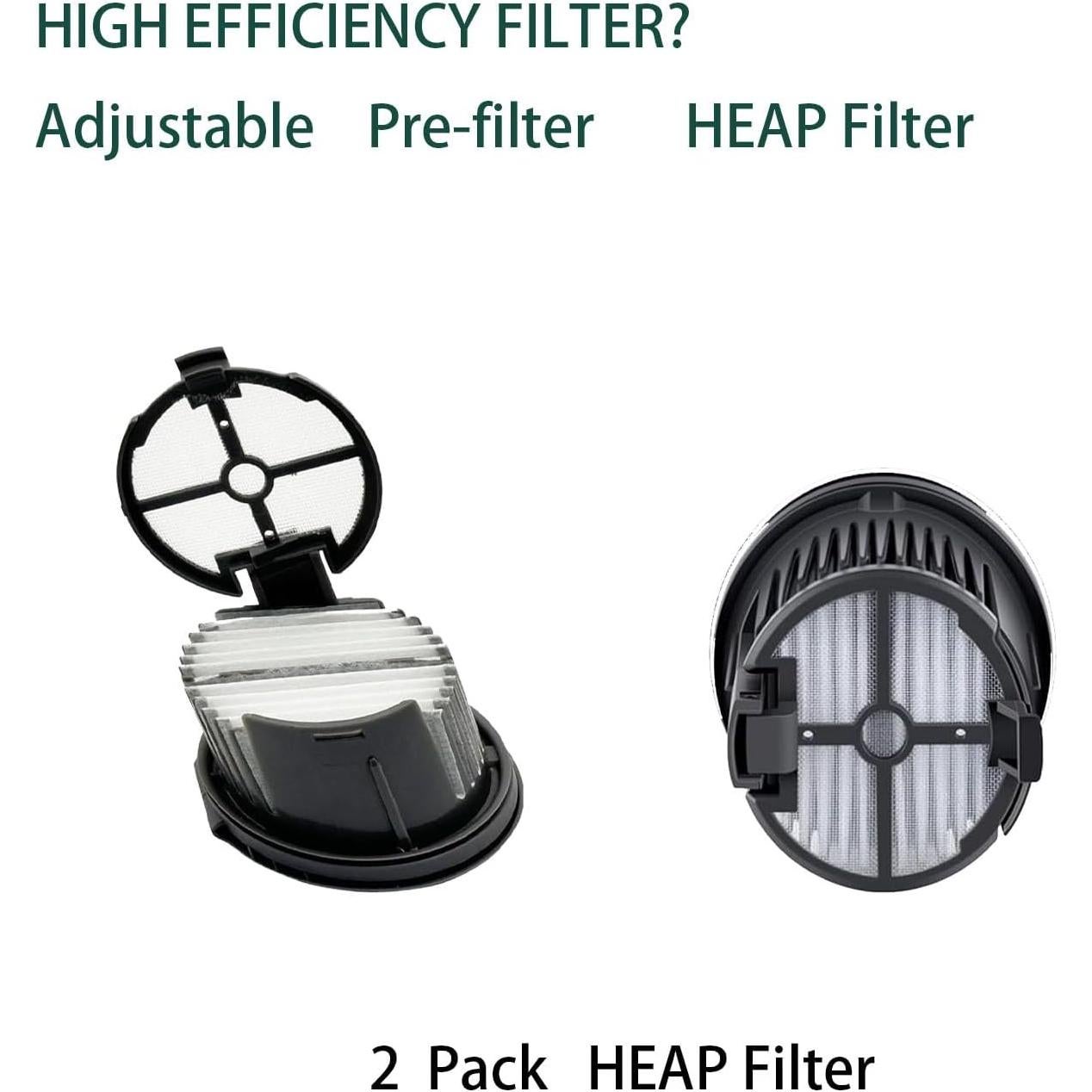 Kit de Repuestos MANYHYAM para Aspiradora Dreame H14 Pro - 2 Cepillos y 2 Filtros