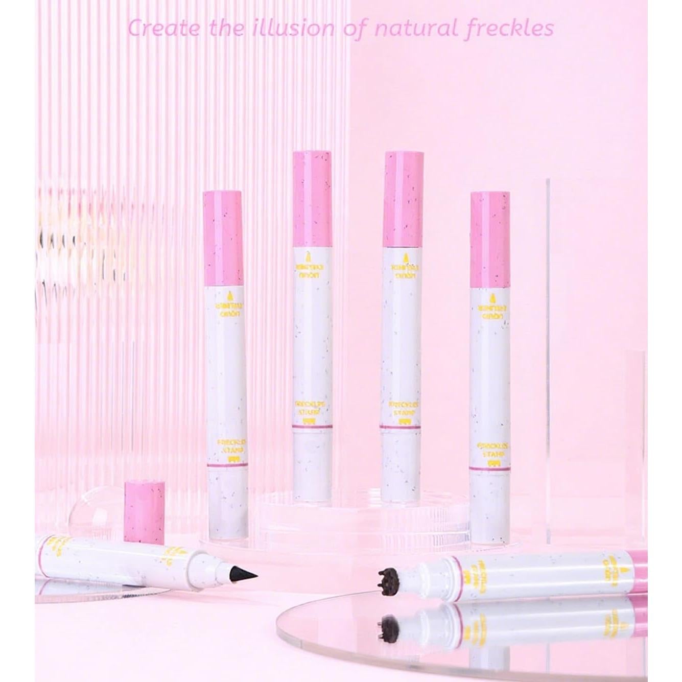 Sello de Pecas Falsas 2 en 1 Aaiffey - Delineador Líquido Negro