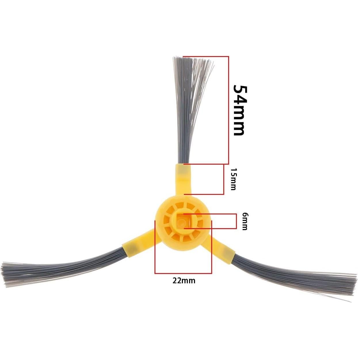 6 Cepillos Laterales IKOHS NETBOT S15 Accesorios de Aspiradora