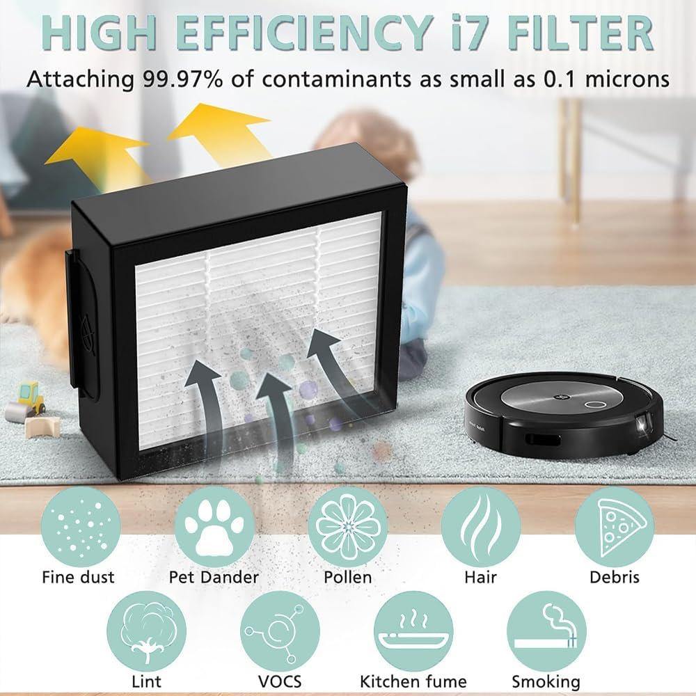 Piezas de Repuesto COKOLATIA para iRobot Roomba E/I/J Series