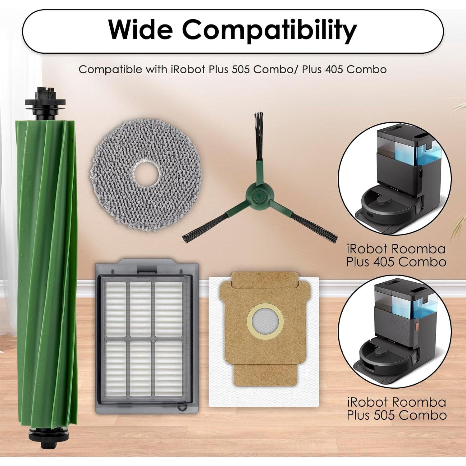 Kit de Accesorios Roomba Plus 505 Combo 9 Piezas LemonRunRun