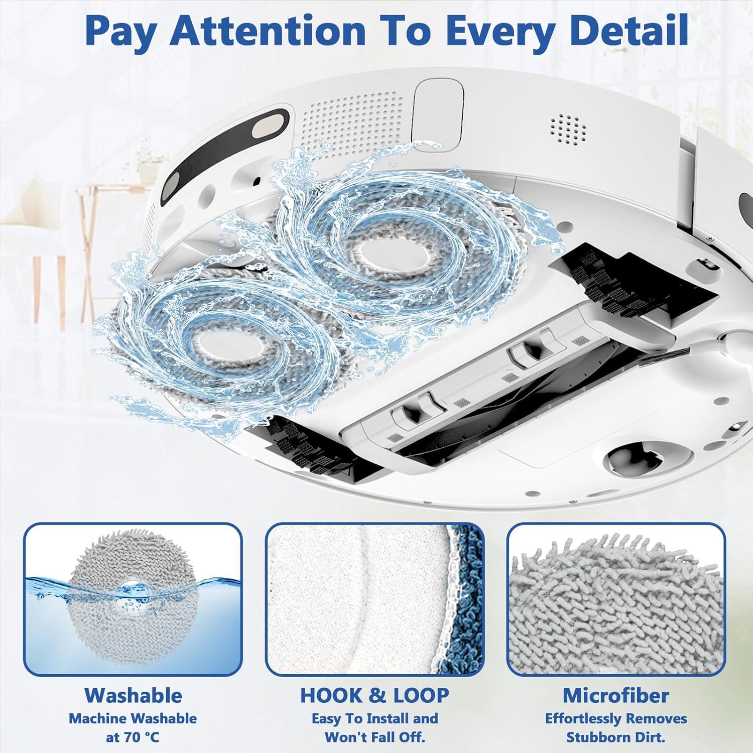 21 Piezas Repuesto Galaton para Aspiradora ECOVACS T30S