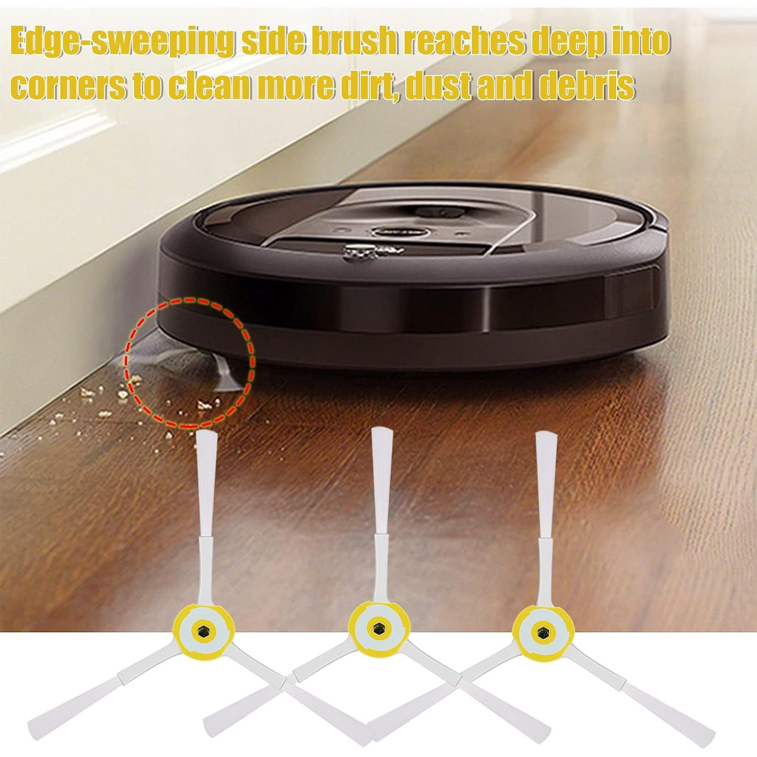 Cepillos Laterales de 3 Brazos para iRobot Roomba - Paquete de 3