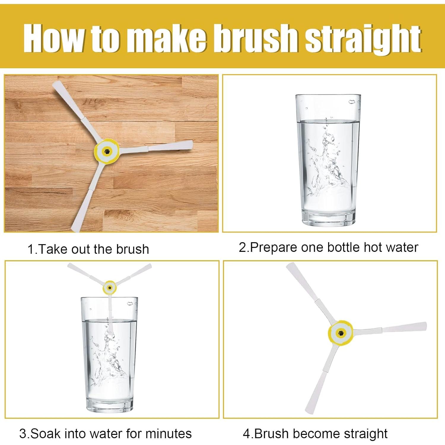 Cepillos Laterales de 3 Brazos para iRobot Roomba - Paquete de 3