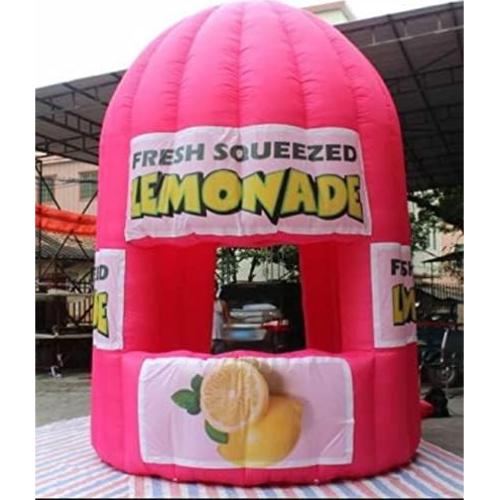 Stand Inflable de Bebidas Amarillo Genérico 3.66m Iluminado
