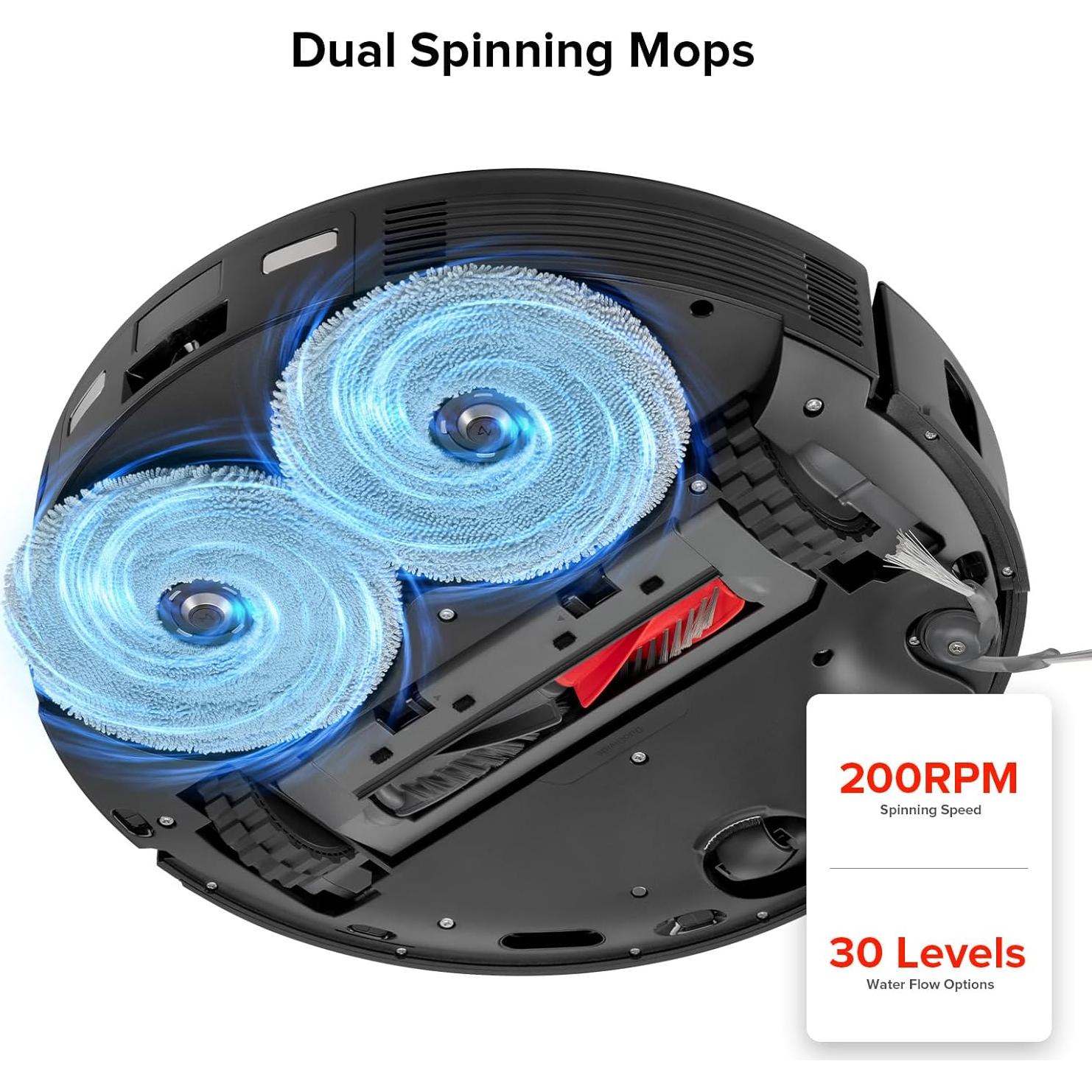 Paño de Mopa Rotativo Roborock Saros 10R y Z70 - 4PCS Microfibra