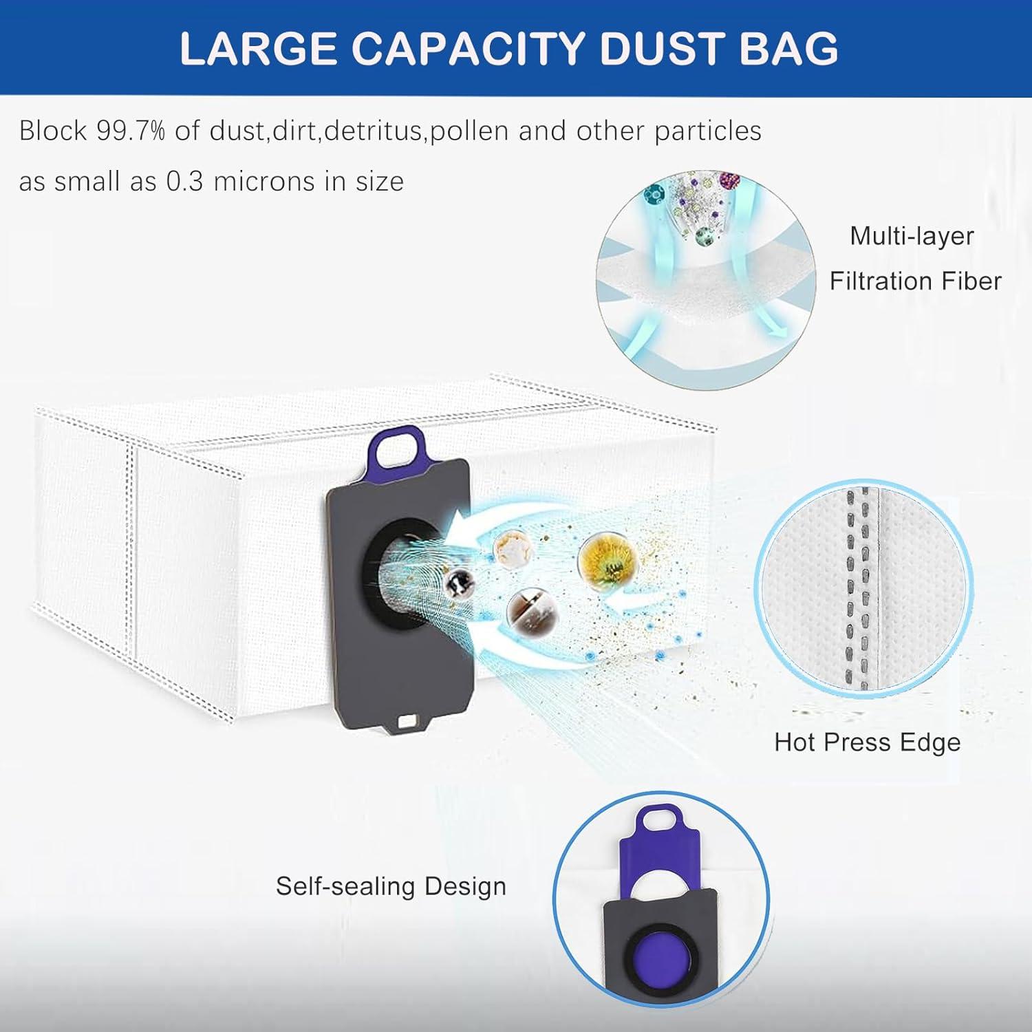 20 Piezas Repuesto Aspiradora Robot LUZMQ Freo Z10 Ultra