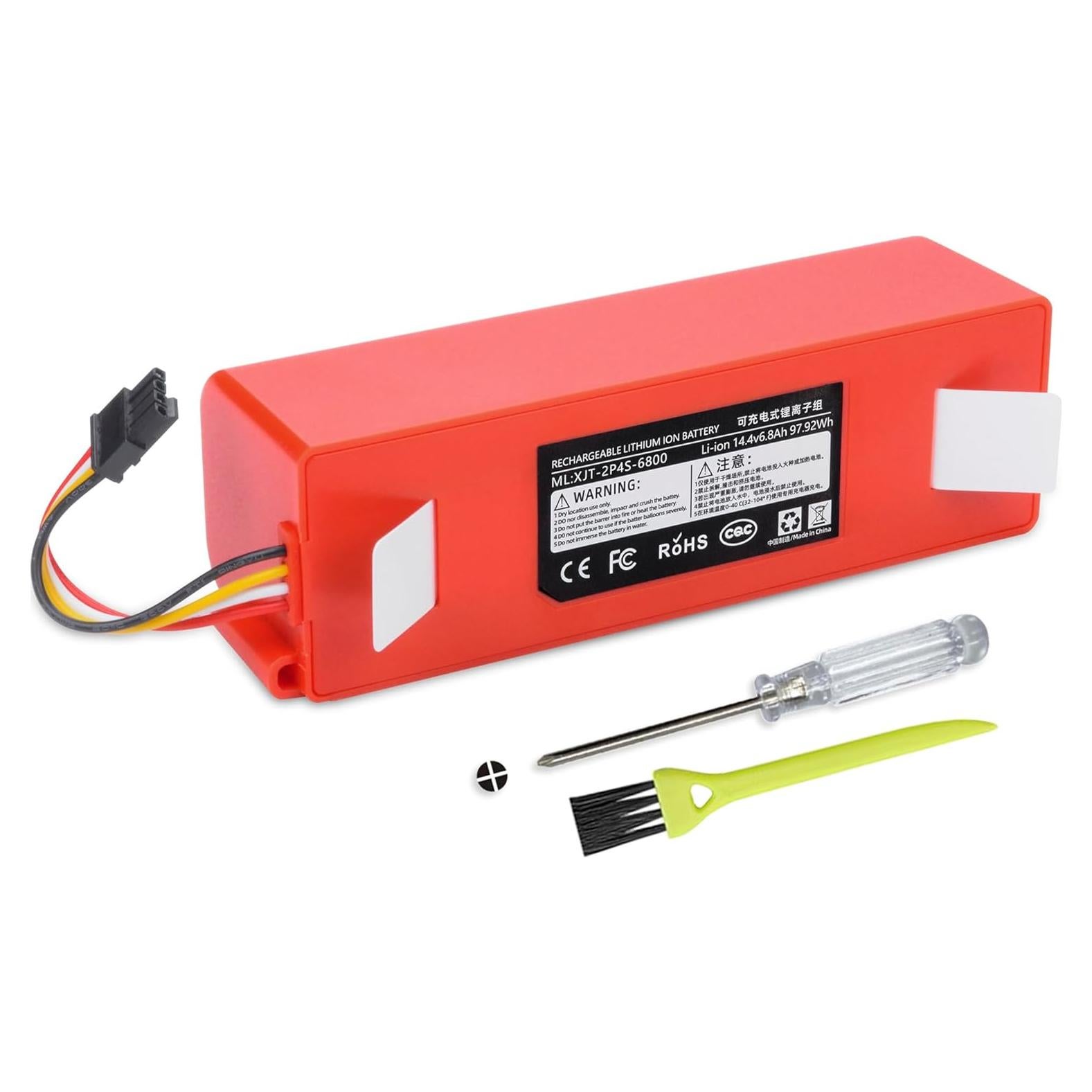 Batería de Reemplazo para Robot Aspirador Xiaomi Roborock 14.4V 6800mAh